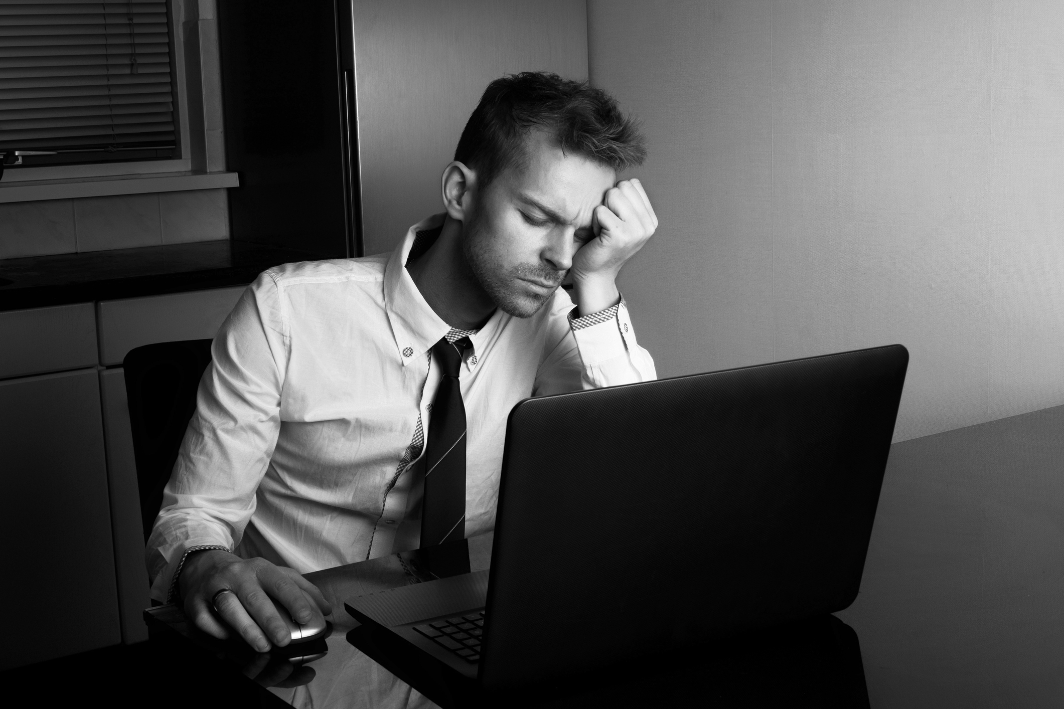 Professional feeling frustrated and lost in job search